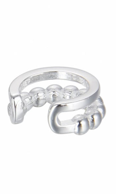 Ear Cuff Doble Plata 925