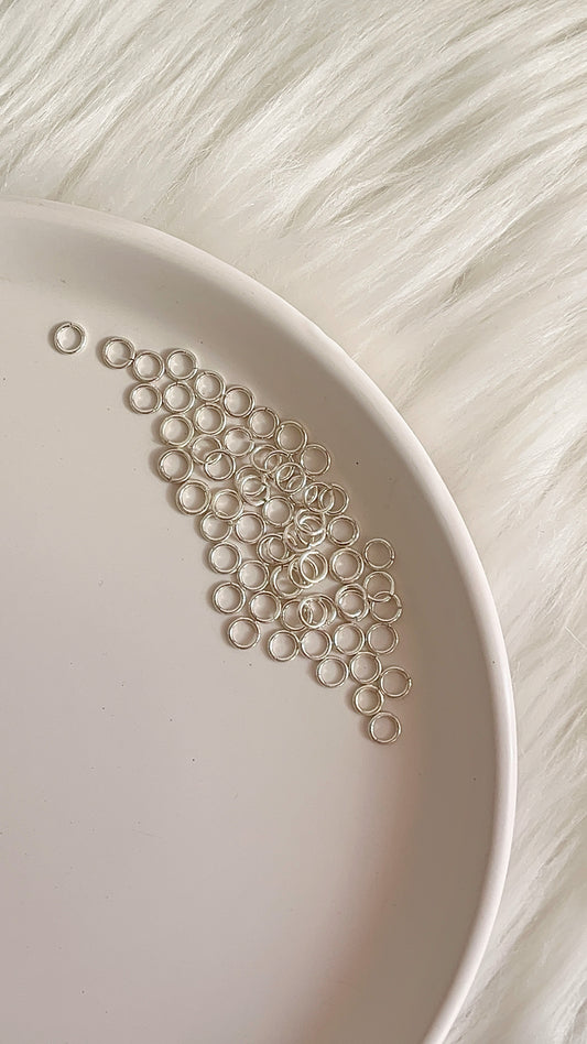 Argollas 6mm - Plata 925