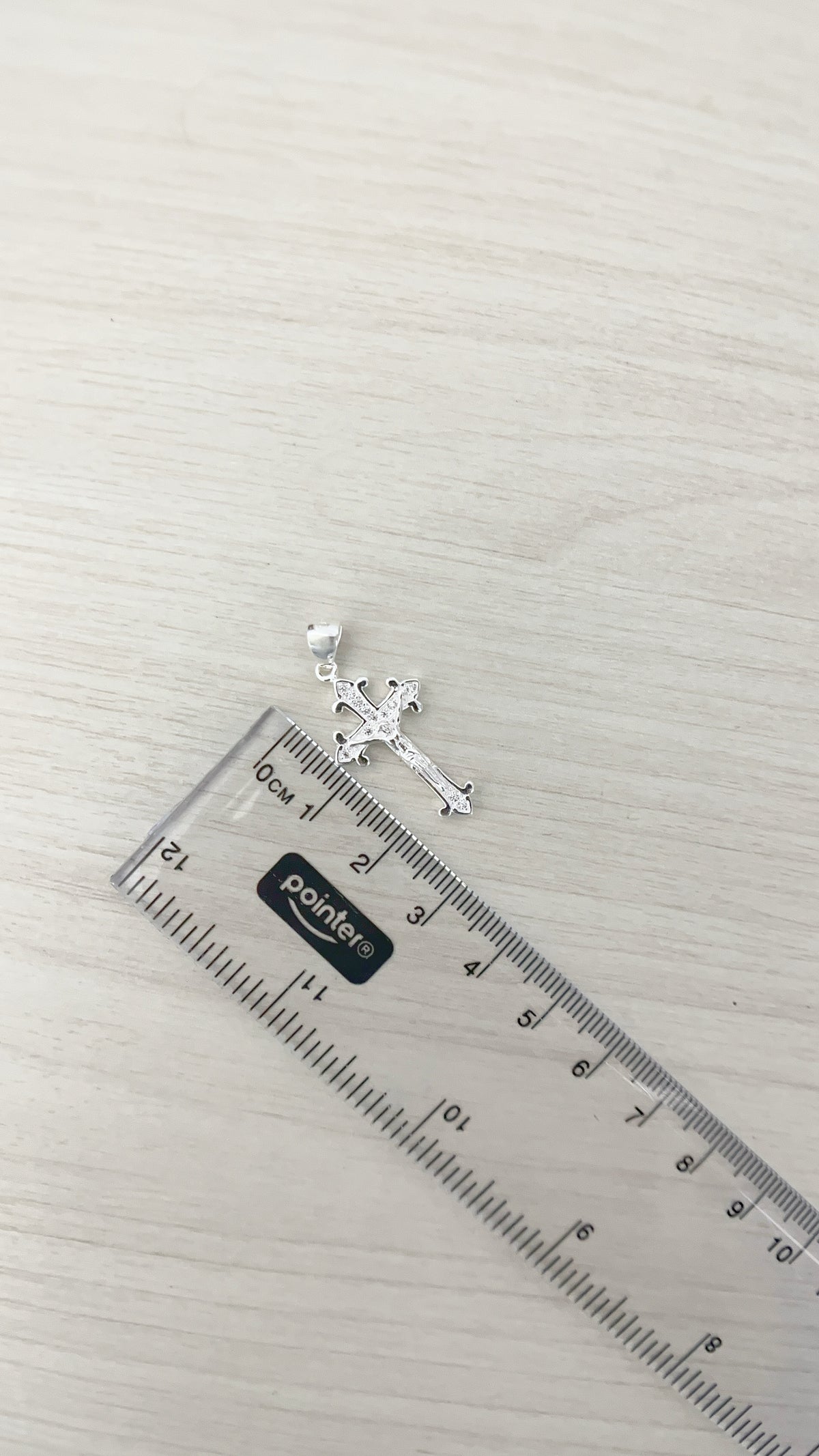 Dije Cruz 2,5cm - Plata 925
