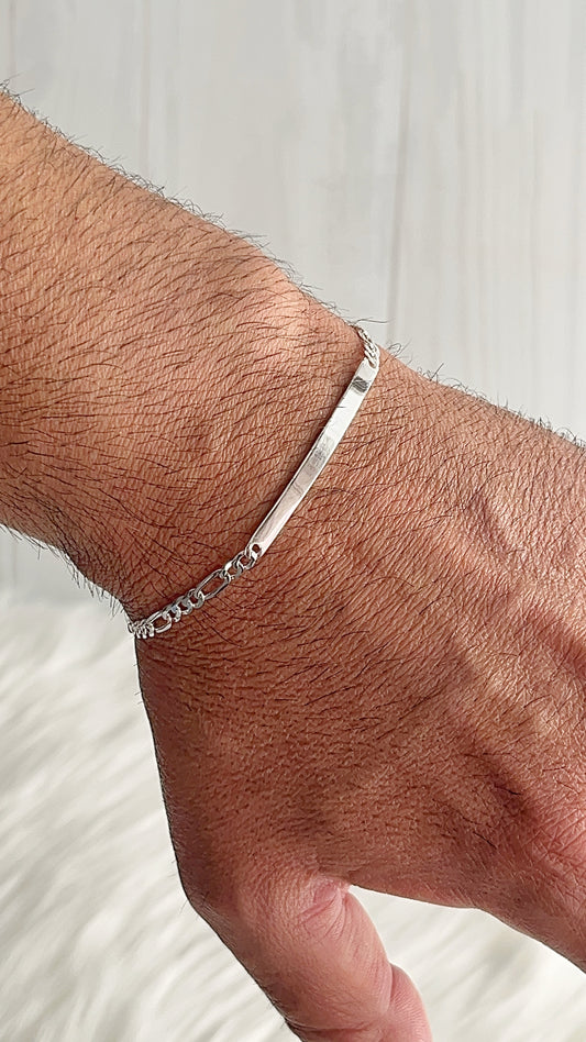 Esclava Figado 3x1 19cm - Plata 925