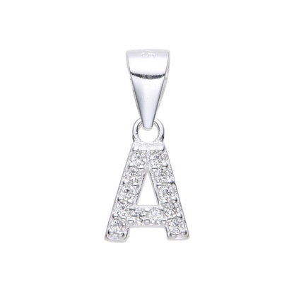 Dije Letras 1cm - Plata 925