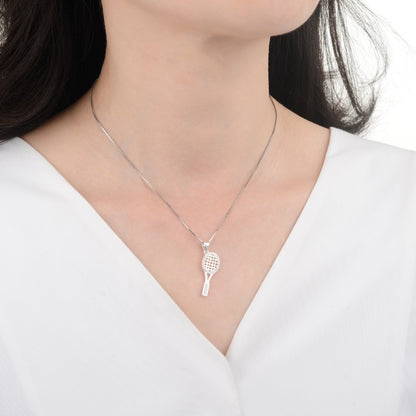 Dije Raqueta de Tenis 2,5cm - Plata 925