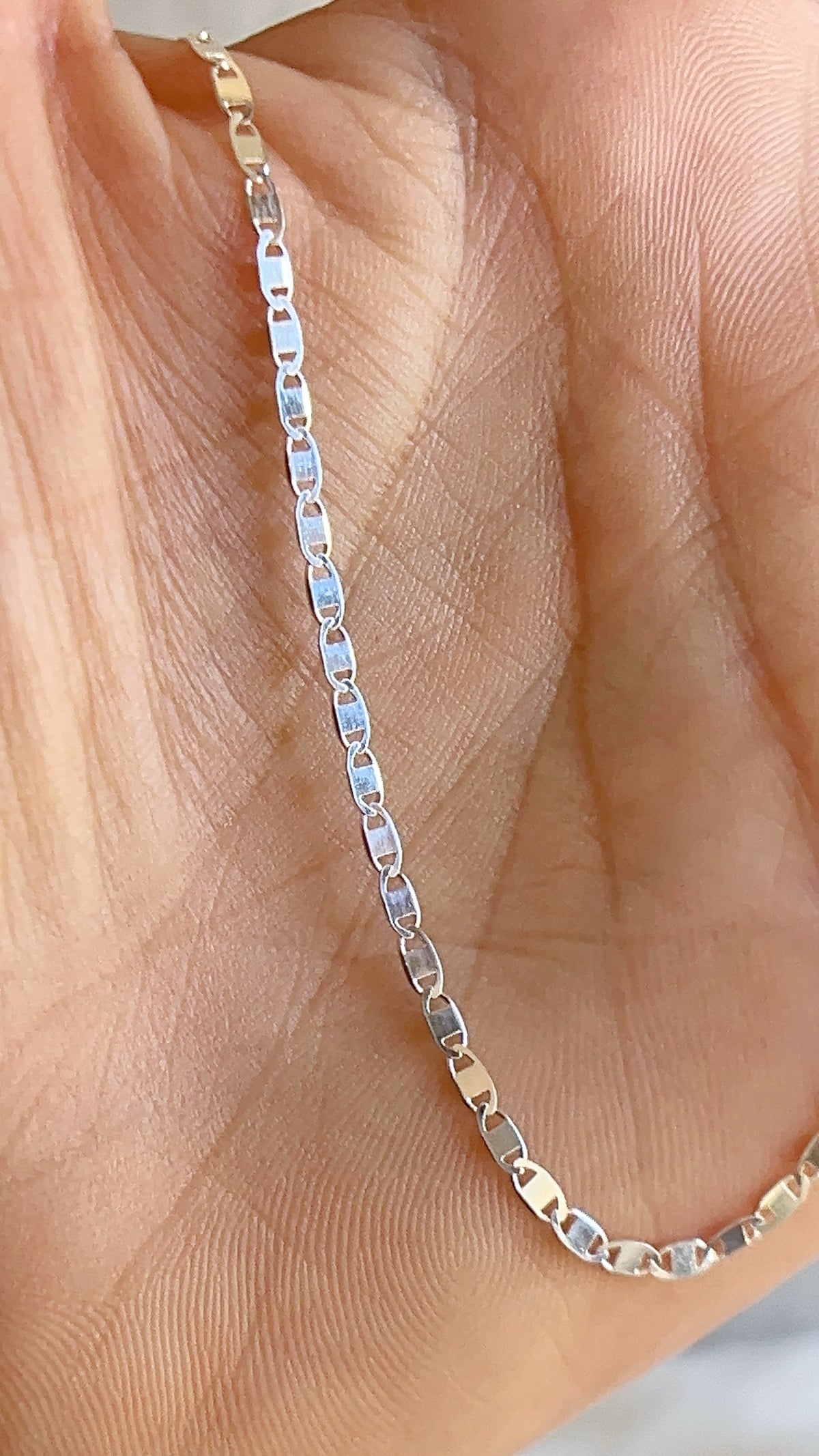 Cadena Tejido Valentino 2mm - Plata 925