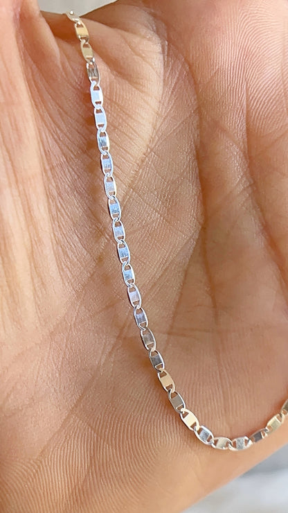 Cadena Tejido Valentino 2mm - Plata 925