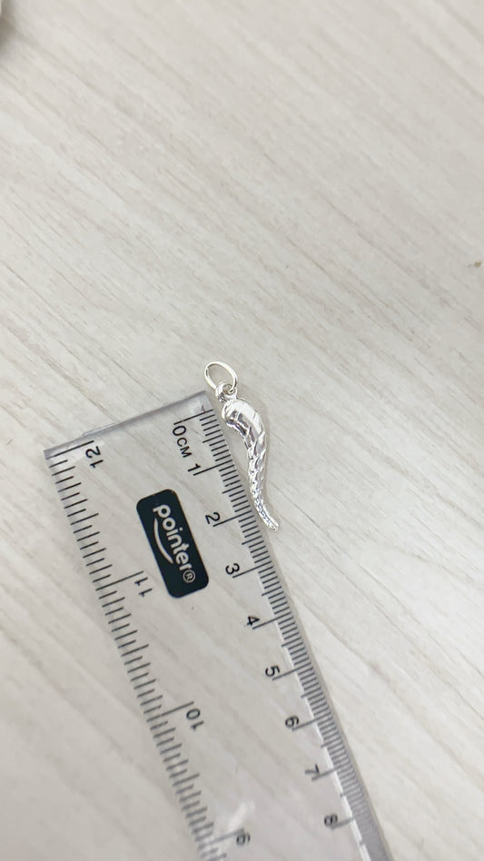 Dije Cachito Rayado 2,5cm - Plata 925
