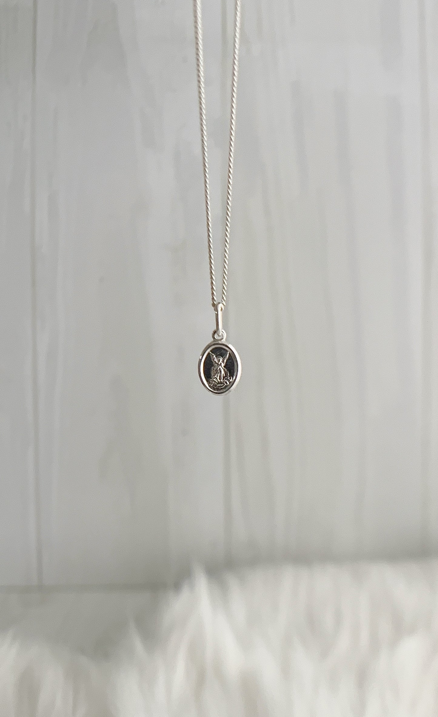 Cadena Dije San Miguel - Plata 925