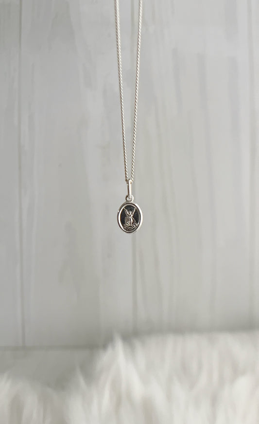 Cadena Dije San Miguel - Plata 925