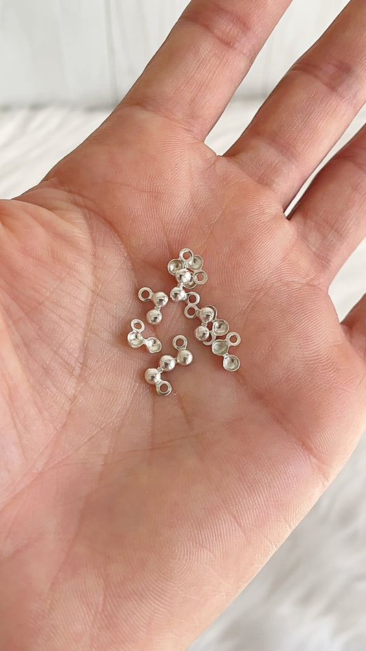 Tapa Nudos 3mm - Plata 925