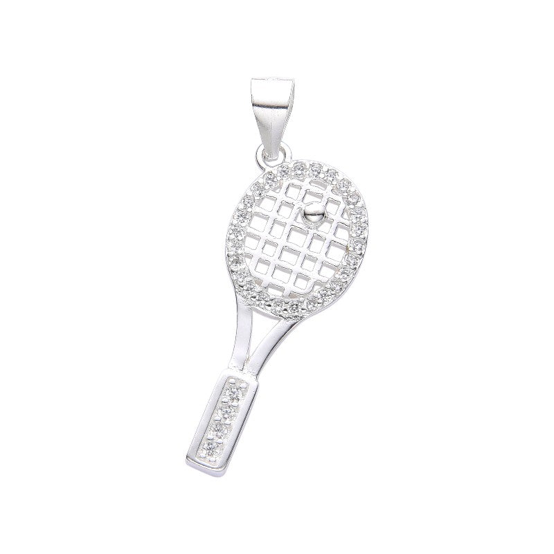 Dije Raqueta de Tenis 2,5cm - Plata 925