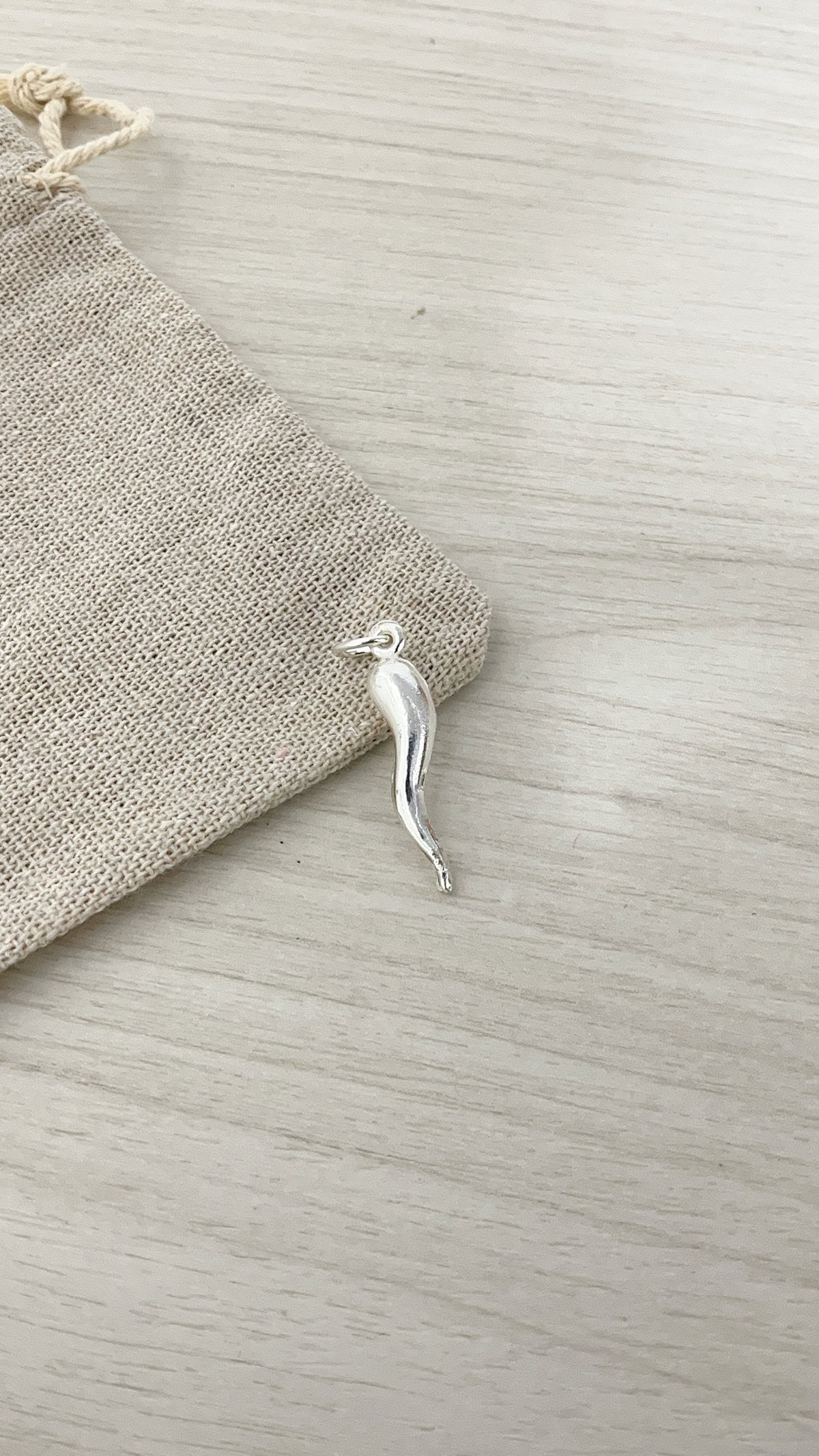 Dije Cachito Liso 2,5cm - Plata 925