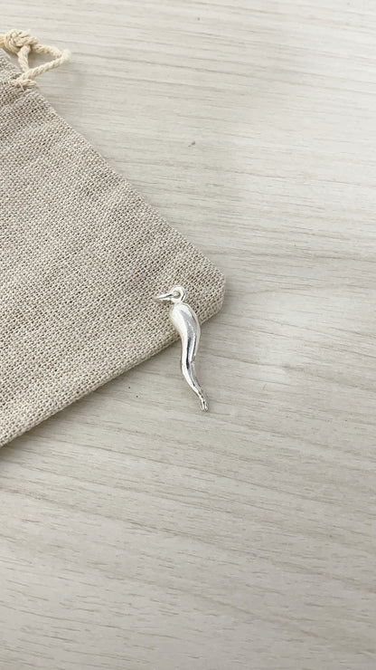 Dije Cachito Liso 2,5cm - Plata 925