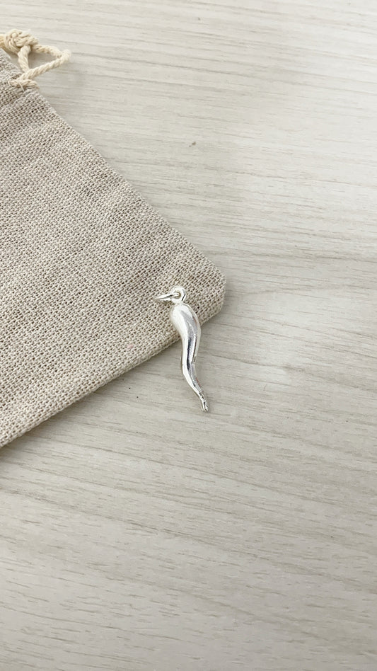 Dije Cachito Liso 2,5cm - Plata 925