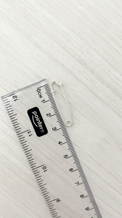 Alfiler 3cm -  Plata 925