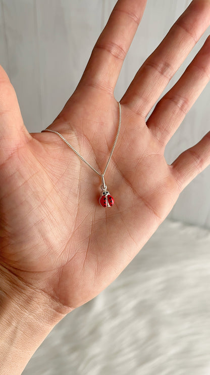 Cadena 40cm con Dije Mariquita - Plata 925