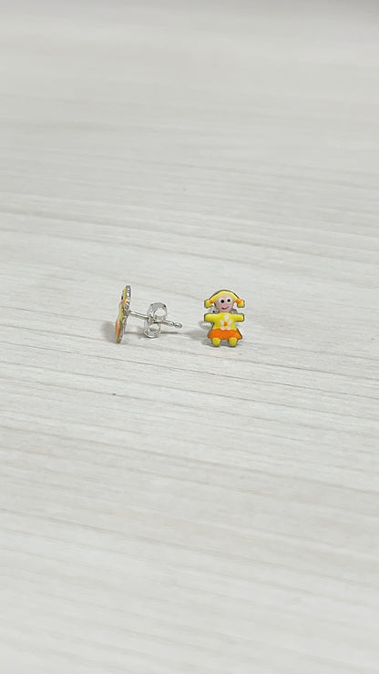 Zarcillos de Muñeca Plata 925