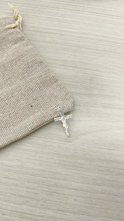 Dije Cristo 2cm  - Plata 925