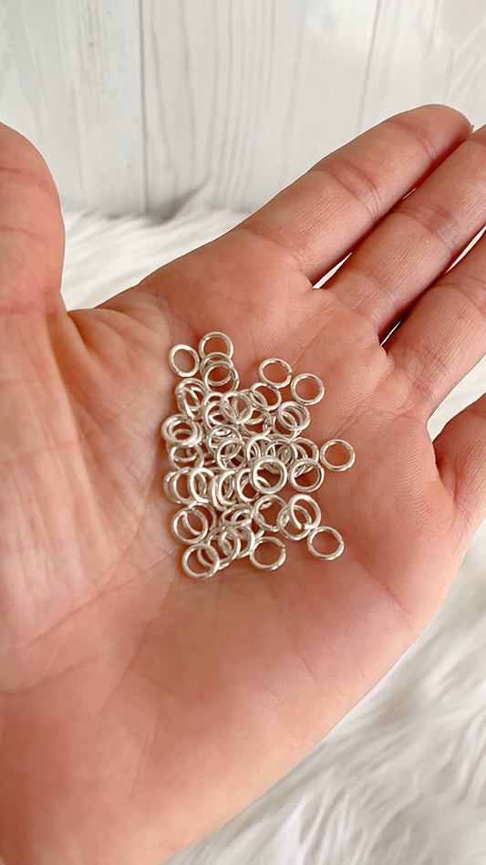 Argollas 6mm - Plata 925