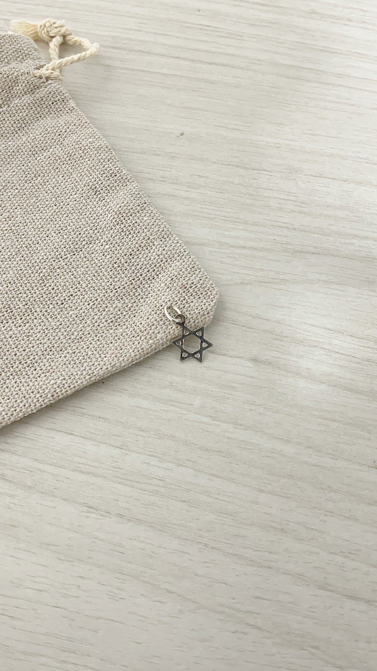 Dije Estrella de David 1cm - Plata 925