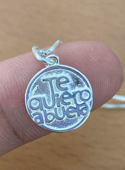 Dije Abuela Te quiero Plata 925