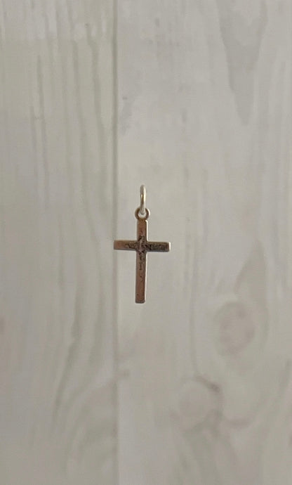 Cruz Plana Lisa 2cm - Plata 925