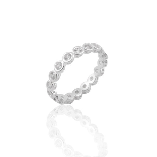 Anillo Puntos de Luz (churumbela) Plata 925