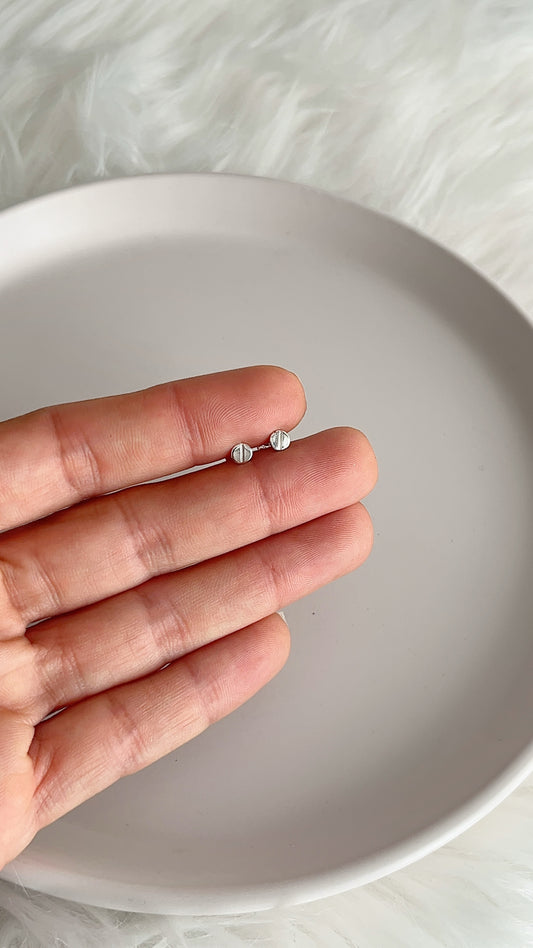 Zarcillos  4mm - Plata 925