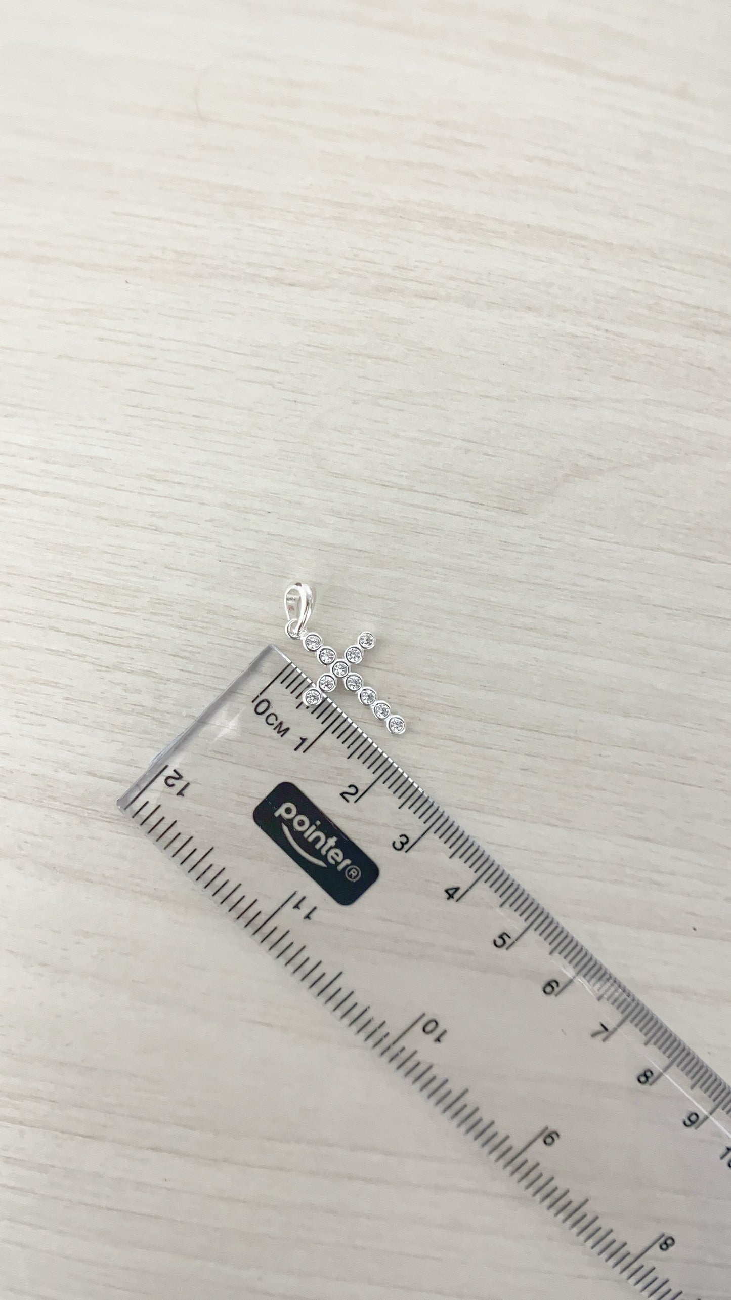 Dije Cruz Puntos de Luz 1,8cm - Plata 925