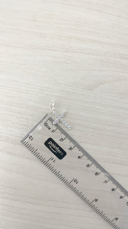 Dije Cruz Puntos de Luz 1,8cm - Plata 925