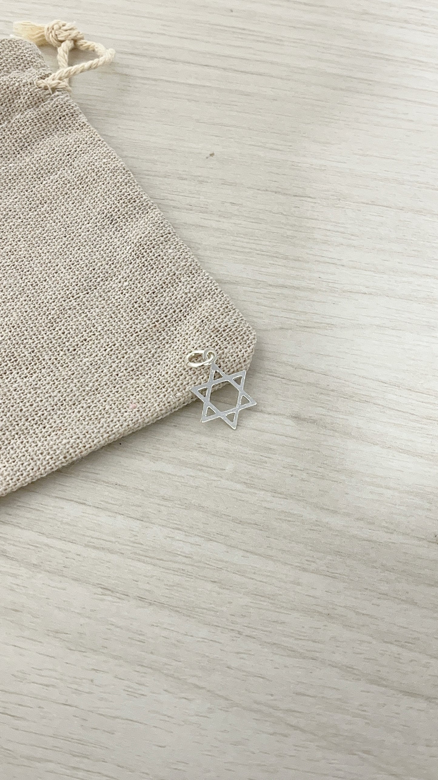 Dije Estrella de David 1,5cm - Plata 925