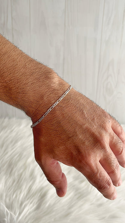 Pulsera Fígaro 20cm - Plata 925