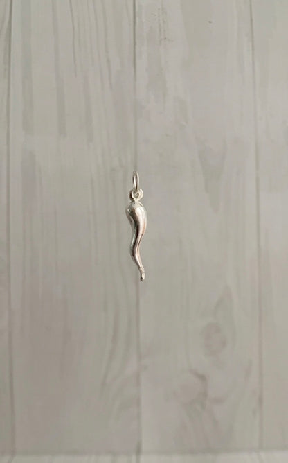 Dije Cachito Liso 2,5cm - Plata 925