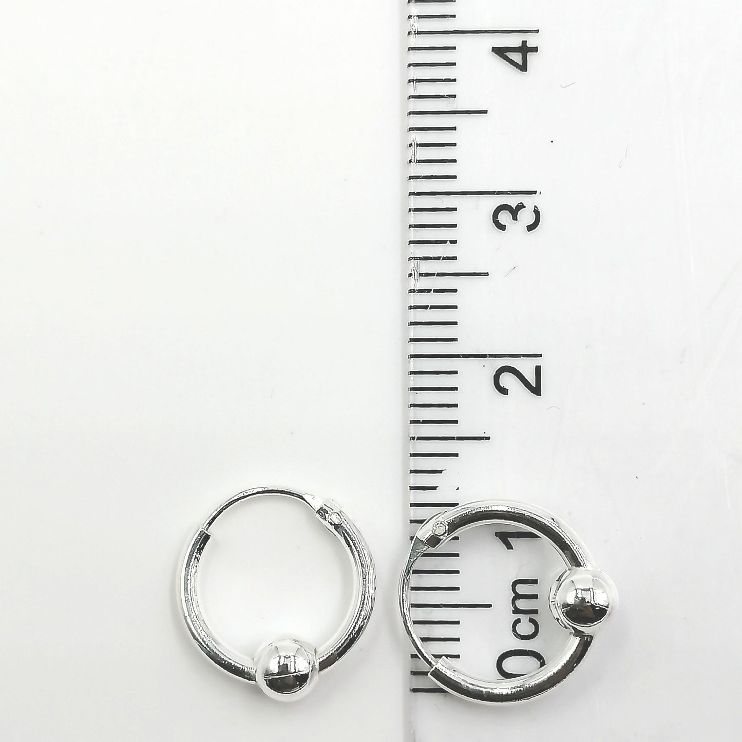 Argollas Balín - Plata 925
