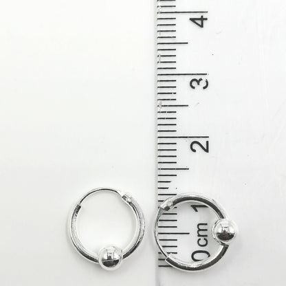 Argollas Balín - Plata 925
