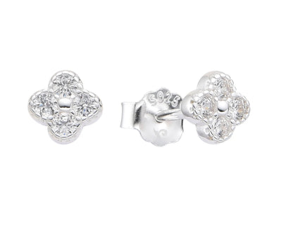 Zarcillos Van Cleef Mini - Plata 925