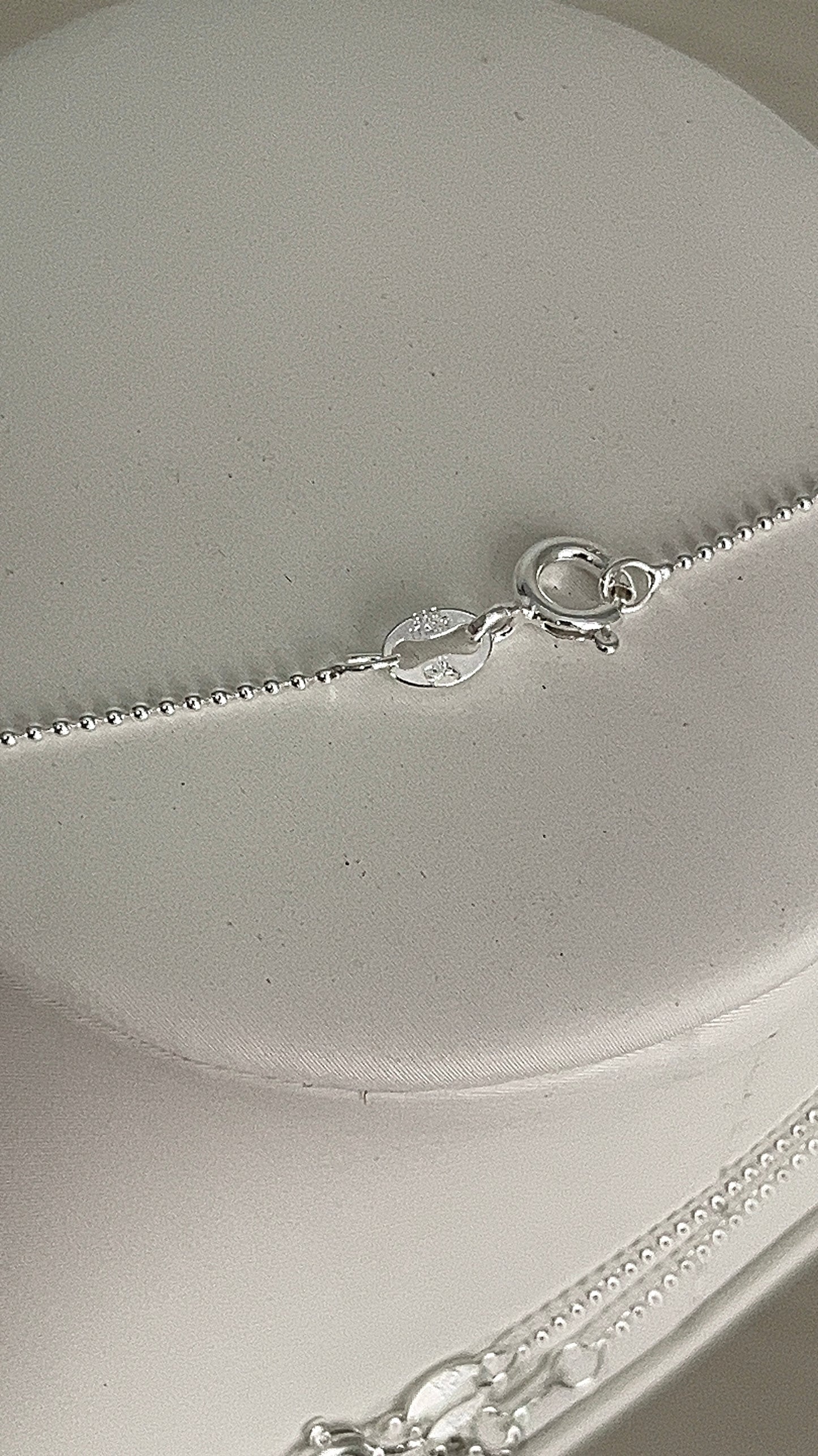 Cadena de Bolitas Plata 925