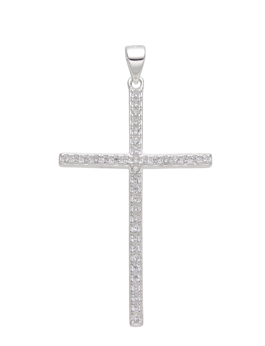 Dije Cruz 3,9cm Plata 925