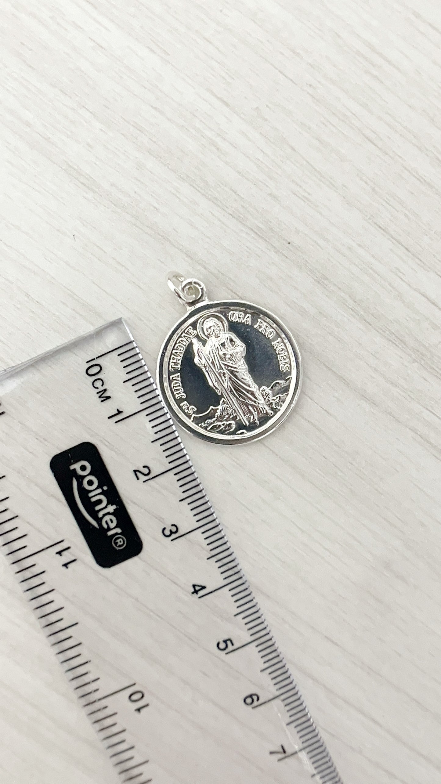 Dije San Judas Tadeo 2CM - Plata 925