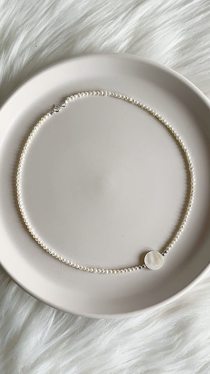 Gargantilla 41,5cm, Perlas Cultivadas,  Balin Plata 925