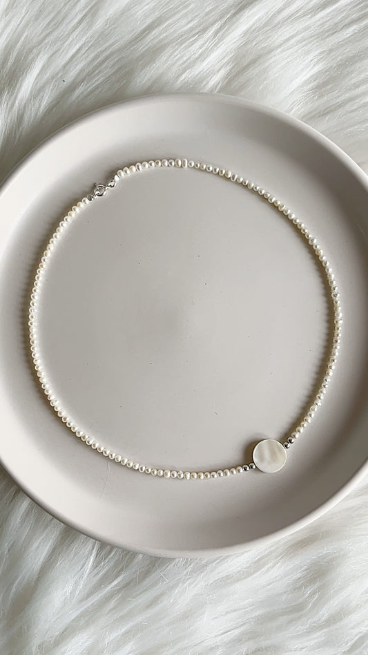 Gargantilla 41,5cm, Perlas Cultivadas,  Balin Plata 925