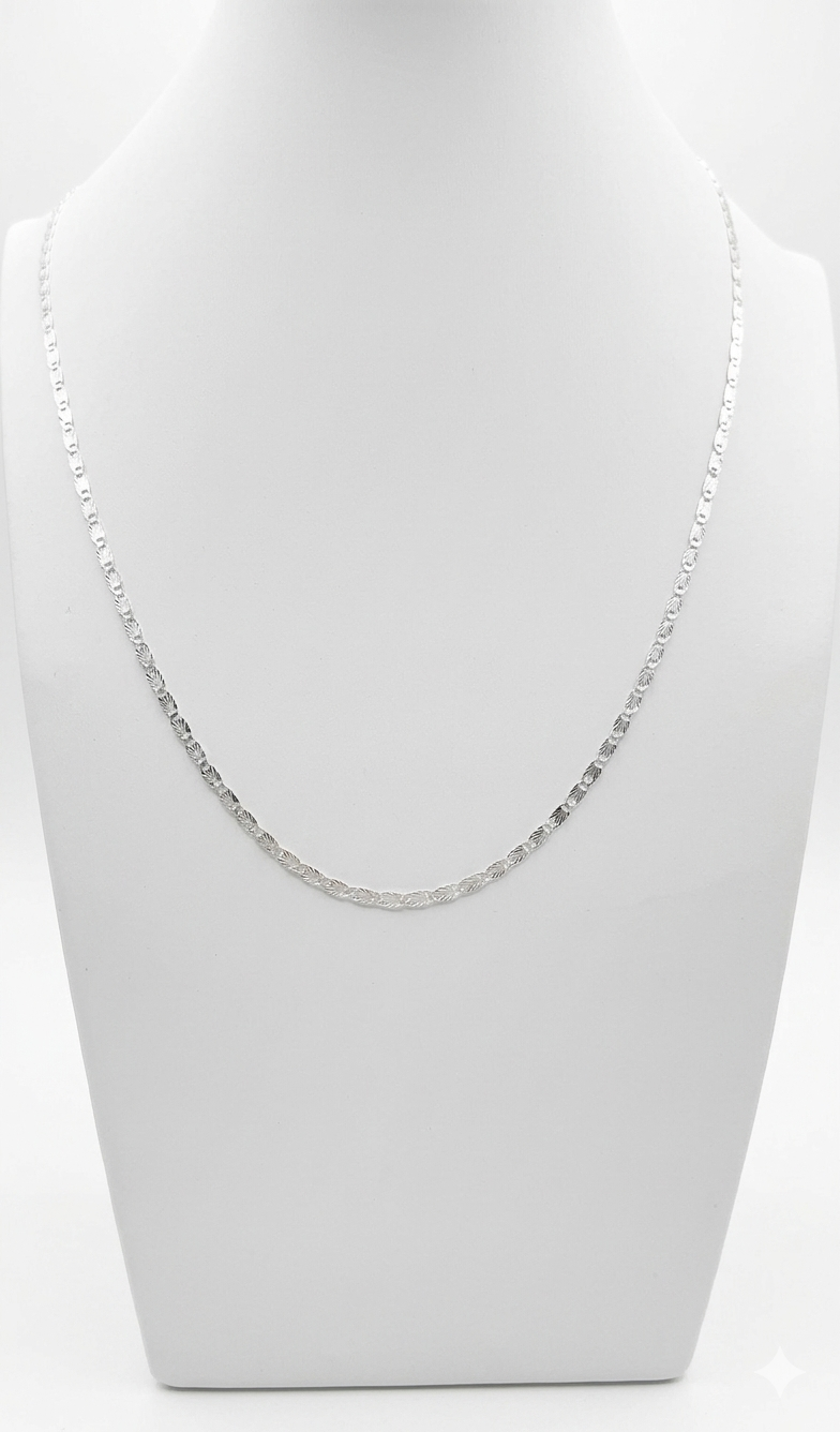 Cadena Valentino Diamantada 3mm Plata 925