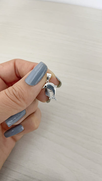 Dije Delfín 1,6cm- Plata 925