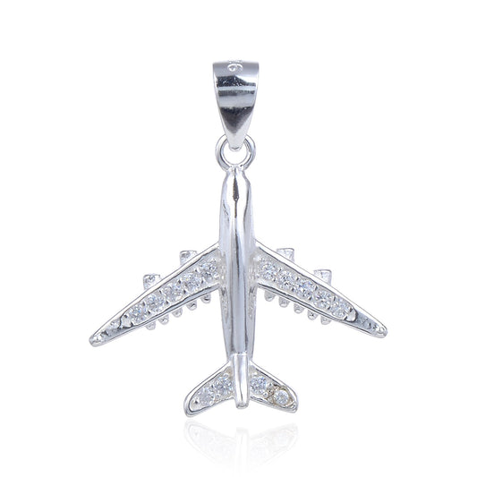 Dije Avión 1,5cm Plata 925