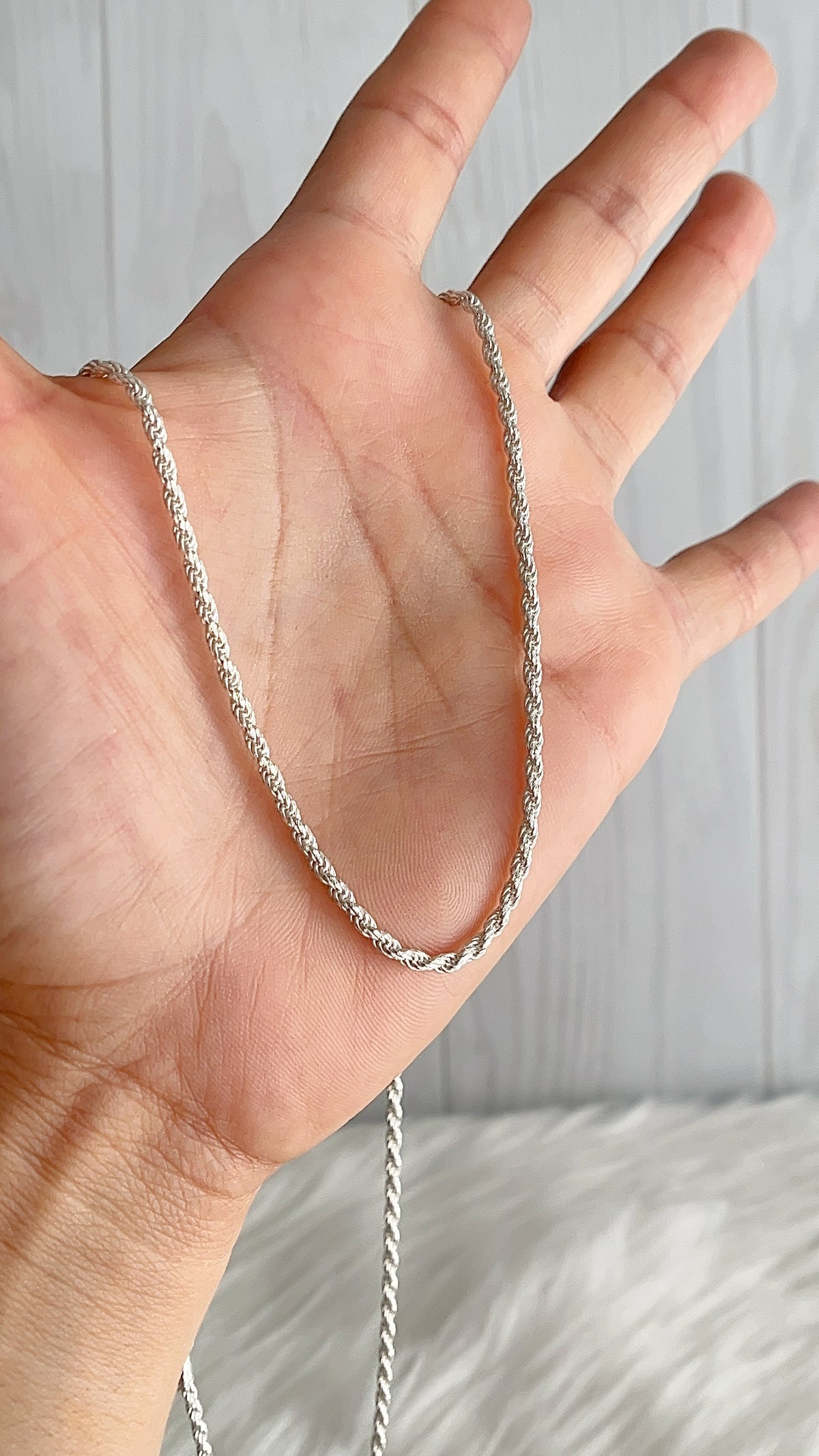 Cadena Cordón San Francisco 60cm - Plata 925