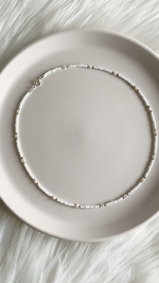 Gargantilla 41,5cm, Perlas Cultivadas,  Balin Plata 925