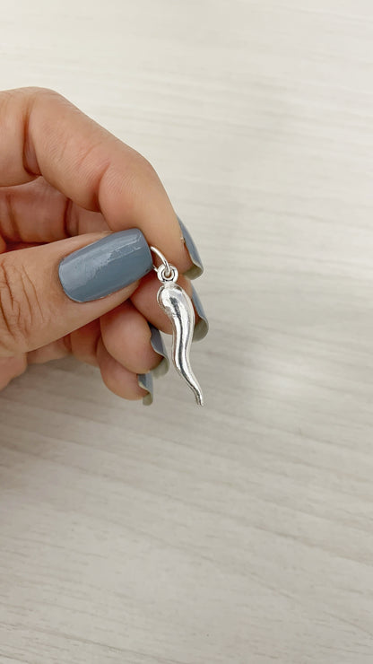 Dije Cachito Liso 2,5cm - Plata 925
