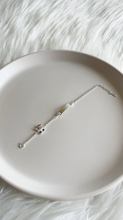 Esclava Ferrocarril 14,5cm Ajustable - Plata 925