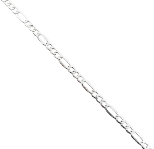 Cadena Tejido Fígaro 3x1 Plata 925