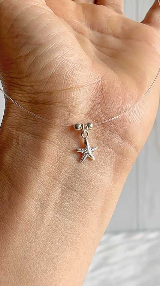Gargantilla Fantasmita Estrella de Mar 40cm - Plata 925