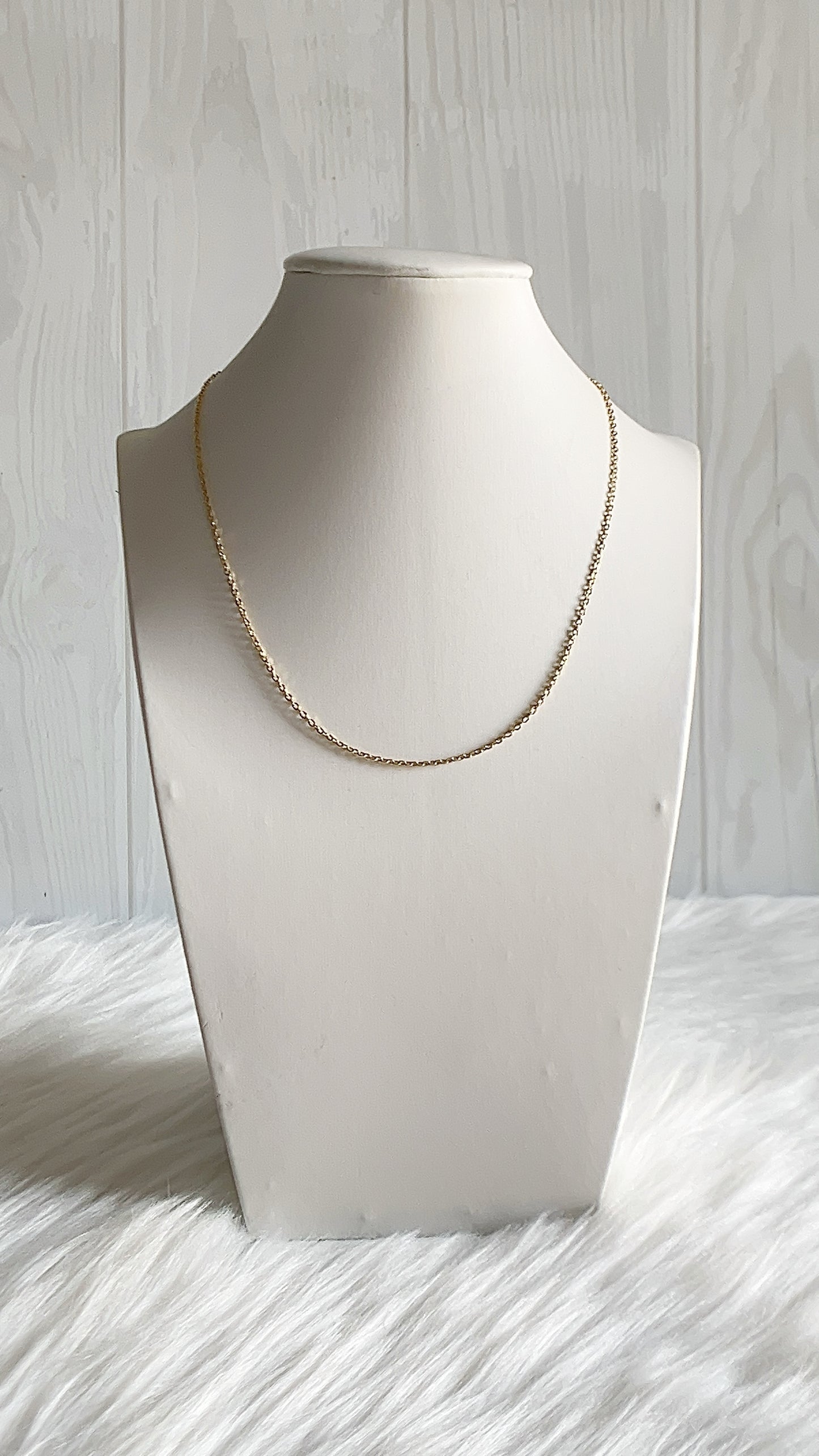 Cadena Forzatina 40cm - Plata 925 con Baño de Oro
