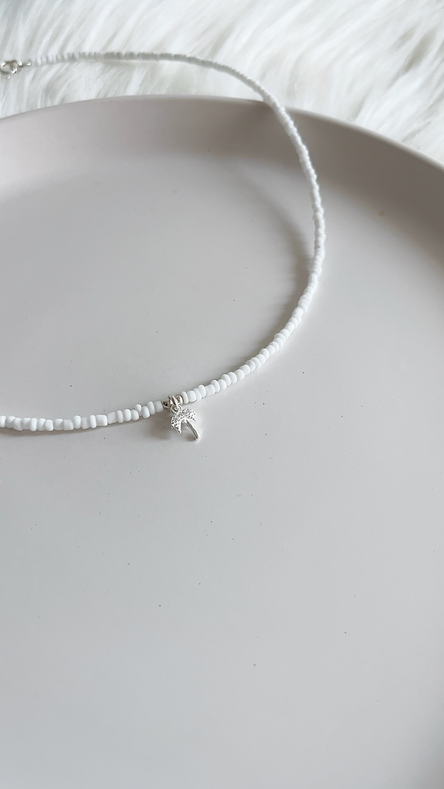 Gargantilla de Mostacillas y Dijes - Plata 925